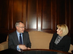 22.11.2011. Predsednica Narodne skupštine prof.dr Slavica Đukić Dejanović primila je novoimenovanog ambasadora Finske Peka Orpana